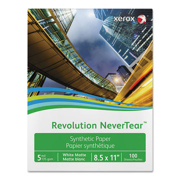 xerox™ Revolution Nevertear, 5 Mil, 8.5 X 11, Smooth White, 500-ream freeshipping - TVN Wholesale
